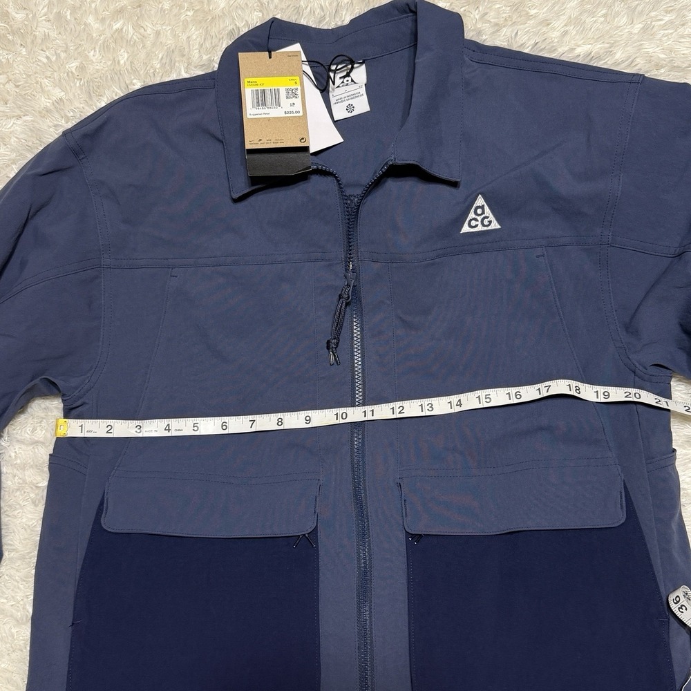 Men's Small - Nike ACG "Smith Summit" UV Repel Jacket Navy Blue HV0598-437 - Picture 8 of 8